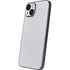 White Carbon Fiber Specialty Texture Material iPhone 14 Plus Skin